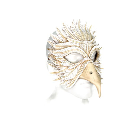 Dove Handmade Genuine Leather Mask