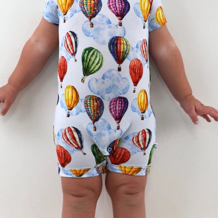 Short Sleeve Shortie Romper