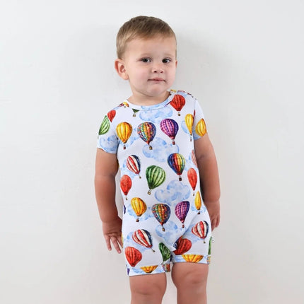 Short Sleeve Shortie Romper