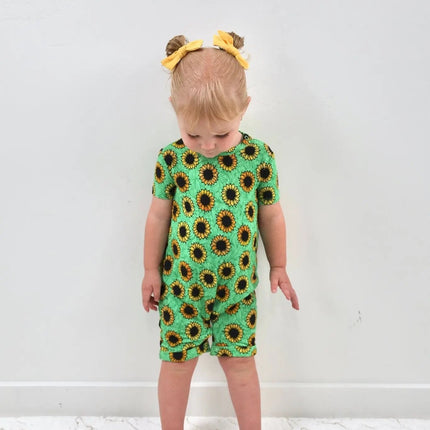 Short Sleeve Shortie Romper