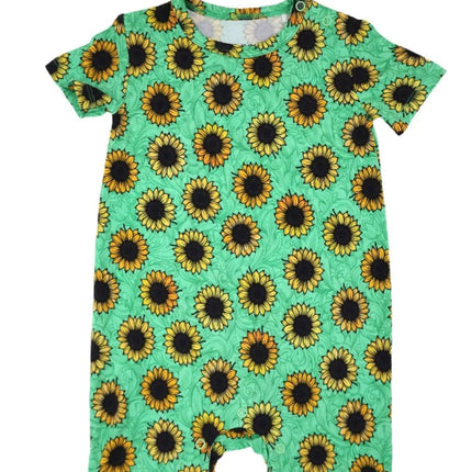 Short Sleeve Shortie Romper
