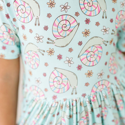 SALE Spring Snails S/S Pocket Twirl Dress