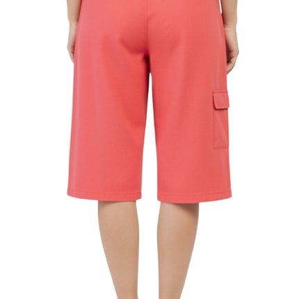 Women's 100% Calcutta Cotton Split Skirt Culottes with Cargo Pockets