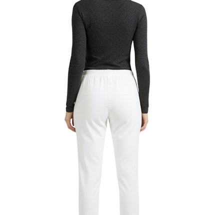 Womens Classic Poly Knit Pants - Pull On Slacks with Elastic Waist