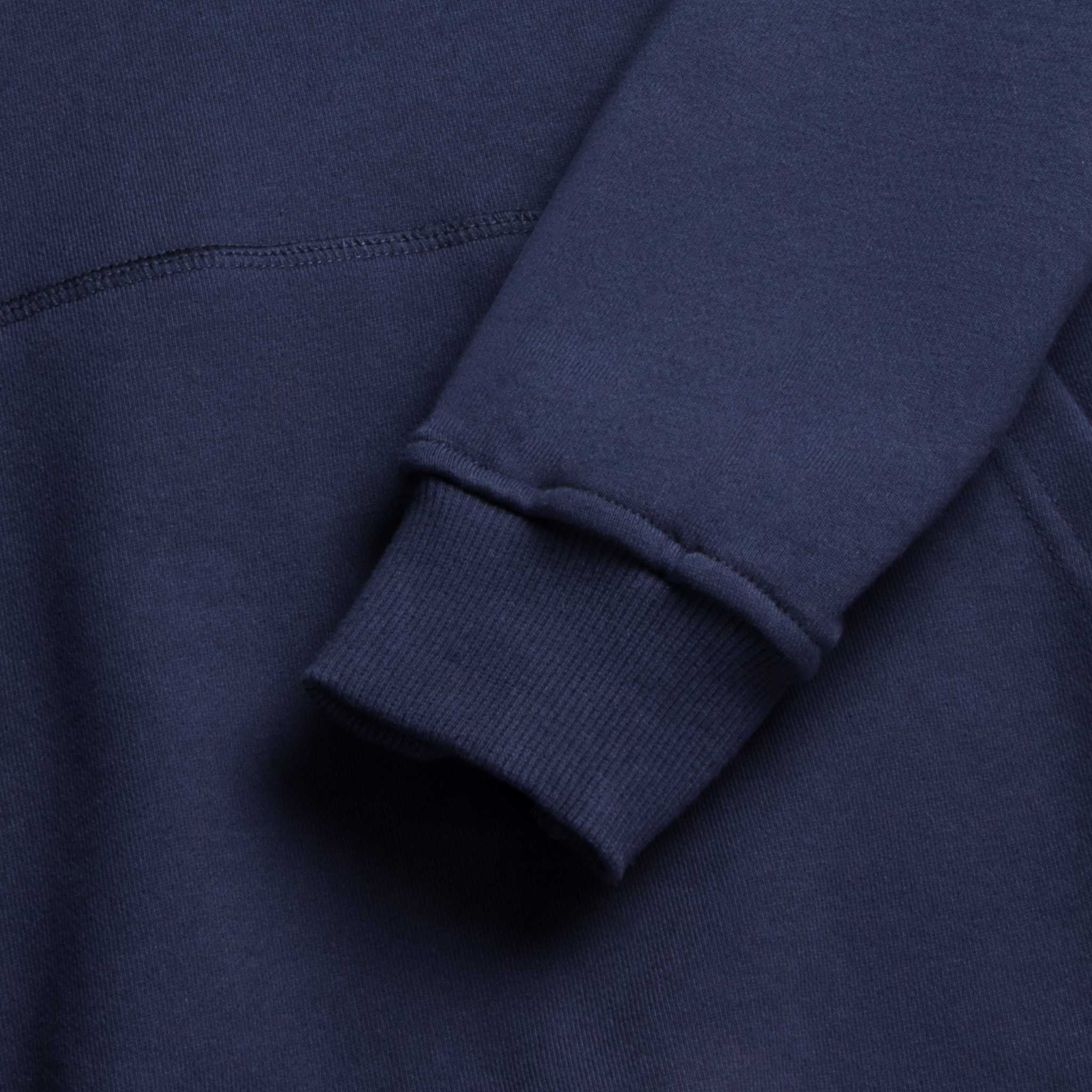 Marine French Terry Hoodie - Navy Blazer