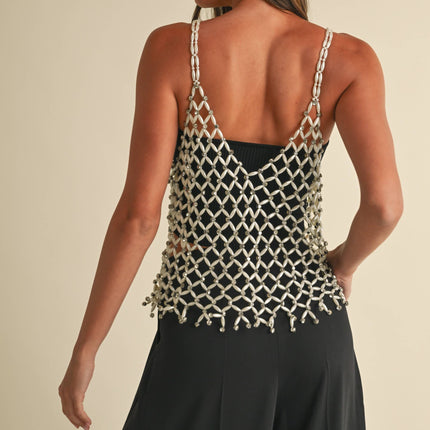 Pearl Net Top