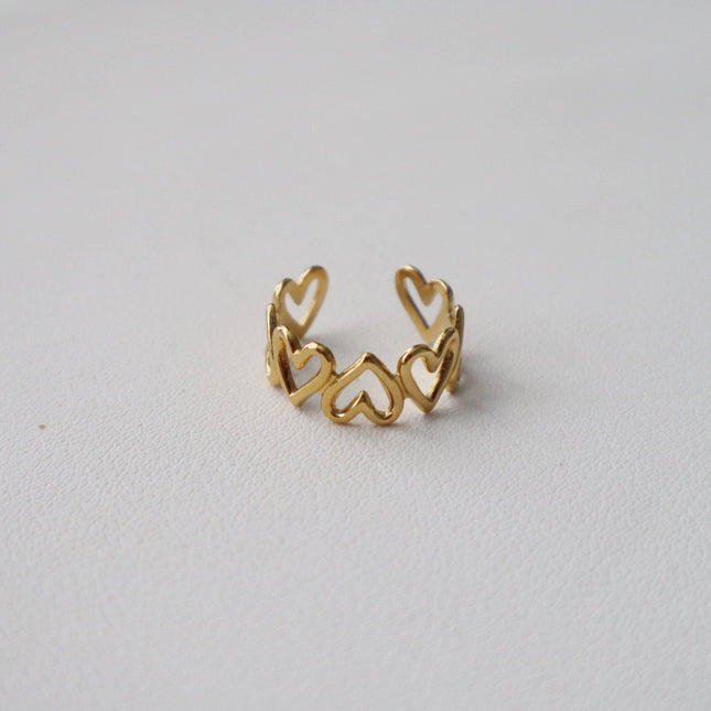 Heart Ring | Adjustable Ring