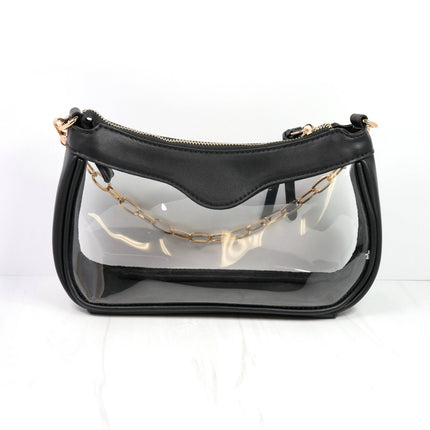 Clear Stadium Crossbody Handbag