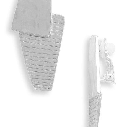 Clip On Overlapped Earring