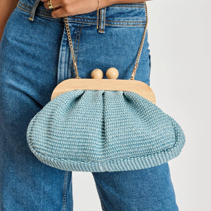 Wooden Frame Clutch