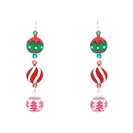 Christmas Ornament Earring