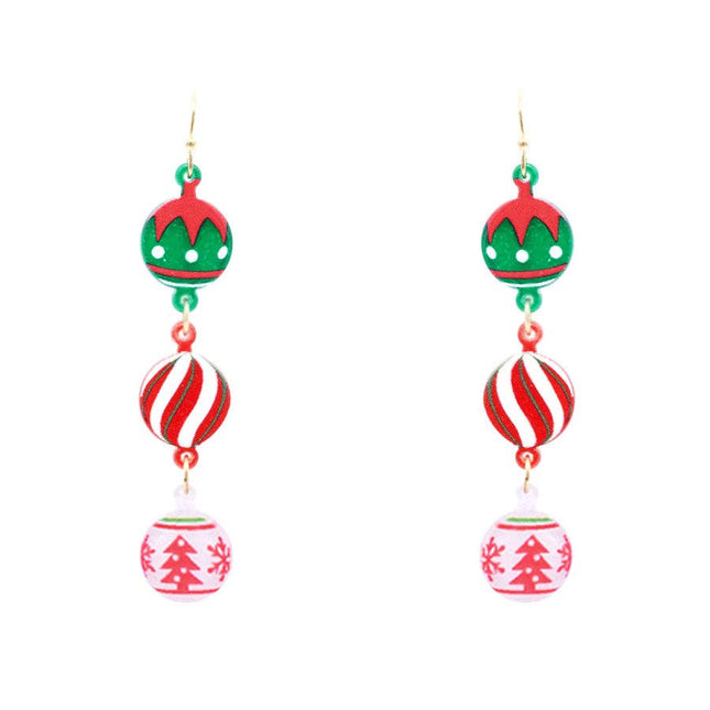 Christmas Ornament Earring