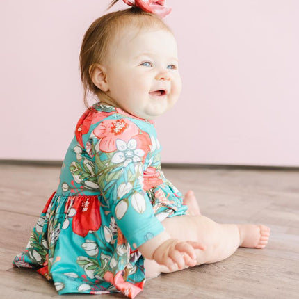 SALE After the Rain 3/4 Sleeve Twirl Bodysuit