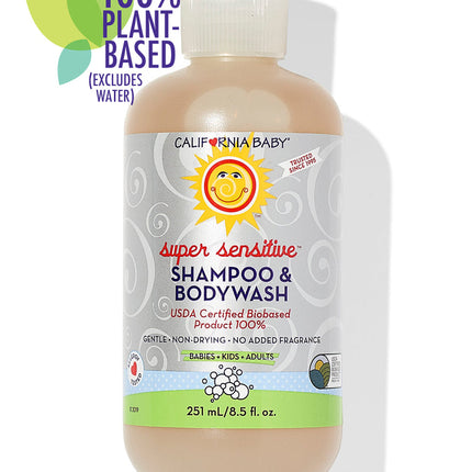 (No Fragrance) Super Sensitive™ Shampoo & Bodywash