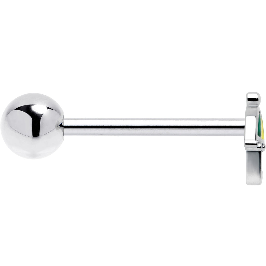 Colorful Umbrella Barbell Tongue Ring