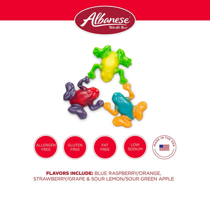 Albanese World's Best Gummi Candy - 5 Pound Bulk Bags - Multiple Varieties