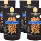 Sweet Brown Butter Cashews / 3.5 Ounce (Pack of 4)