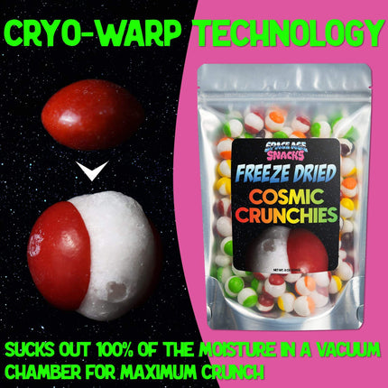 Cosmic Crunchies Freeze-Dried Candy - Viral TikTok Crunchy Snack (4 oz)