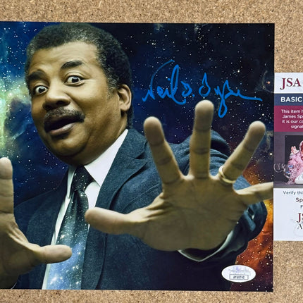 Neil DeGrasse Tyson Signed Astrophysicist & Writer 8x10 Photo With JSA COA