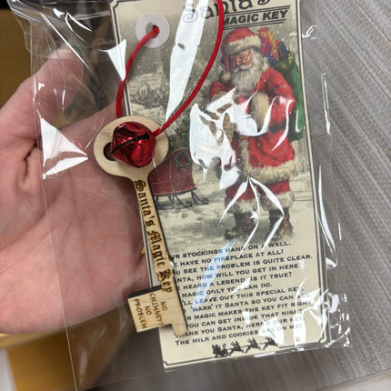 Wooden Santa Key