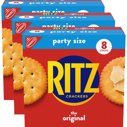 RITZ Fresh Stacks Original Crackers - Party Size, 16 Individually Wrapped Packs (23.7 oz)