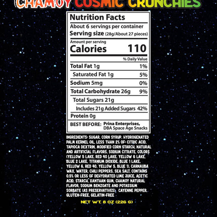 Cosmic Crunchies Freeze-Dried Candy | Viral TikTok Chamoy Spicy-Sweet Mexican Snack | 8oz