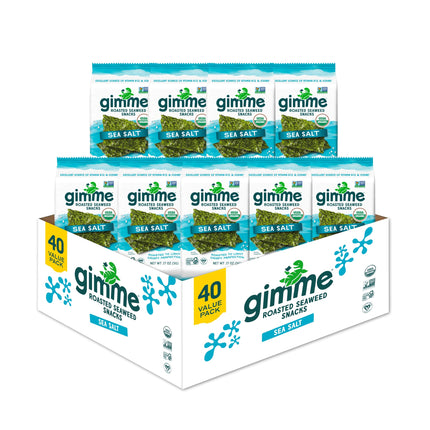 Viral gimMe Organic Roasted Seaweed Snacks - TikTok Famous Healthy Snack