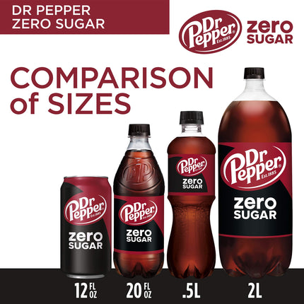 Dr Pepper Soda, 12 fl oz cans, 12 pack