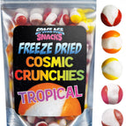 Cosmic Crunchies Freeze-Dried Candy Tropical / 4 Ounce (Pack of 1)