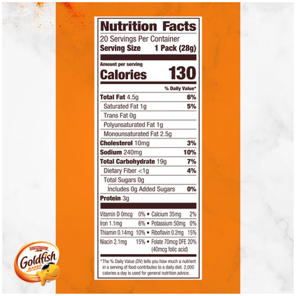 Classic Delight Goldfish Crackers Big Smiles Variety Pack - Cheddar, Colors & Pretzels | 30 Count