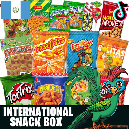 Guatemala International Snack Box | 19 Authentic Treats + Free Gift