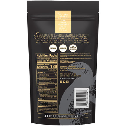 Squirrel Brand Sweet Brown Butter Cashews - Gourmet Artisan Nuts (3.5 oz)