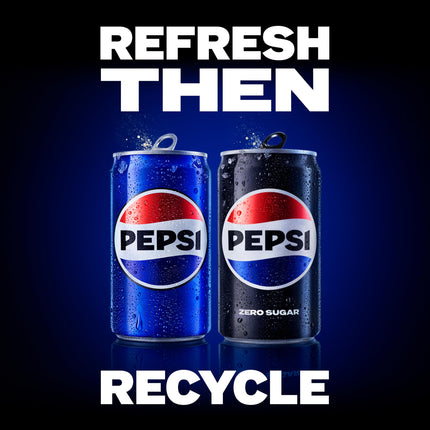 Pepsi Cola Soda Pop, 16.9 Fl Oz Bottles, 6 Pack