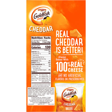 Classic Delight Goldfish Crackers Big Smiles Variety Pack - Cheddar, Colors & Pretzels | 30 Count