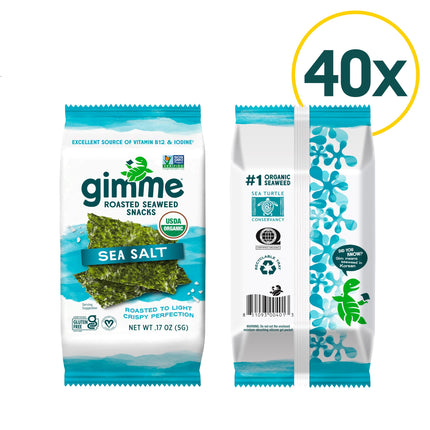Viral gimMe Organic Roasted Seaweed Snacks - TikTok Famous Healthy Snack