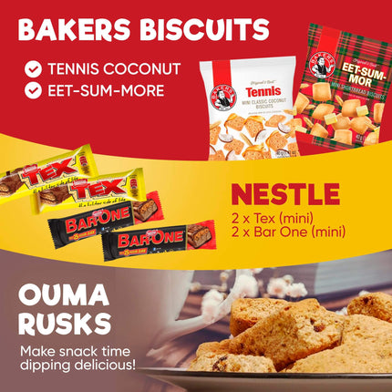 Premium South African Snack Box - 36 Authentic Treats & Confectionery