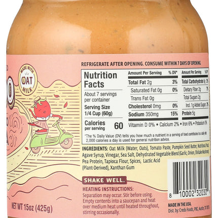 Alfredo Rosa Pasta Sauce