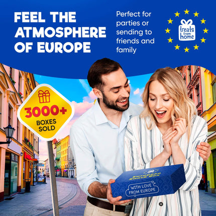 Viral European Snack Box - 22 Authentic International Treats from 7 Countries
