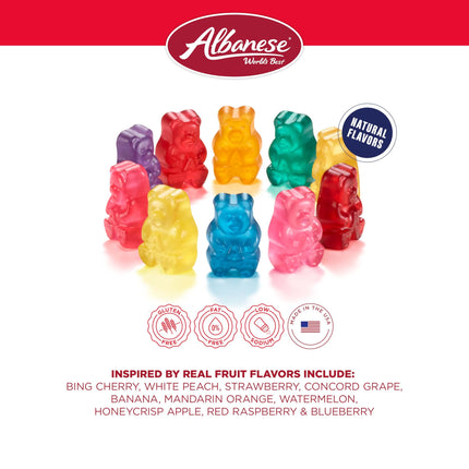 Albanese Gummy Bears - World's Best Fruit Gummies