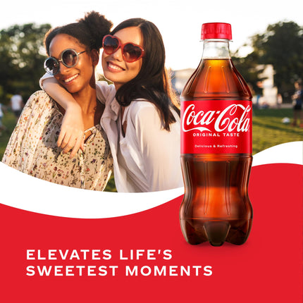 Coca-Cola Original Classic - 16.9 fl oz Bottles, 6 Pack