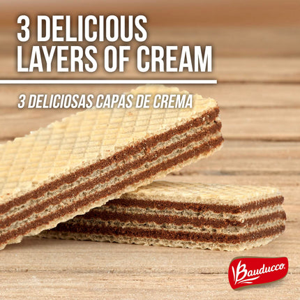 TikTok Viral Bauducco Wafer Cookies - Italian Chocolate & Vanilla