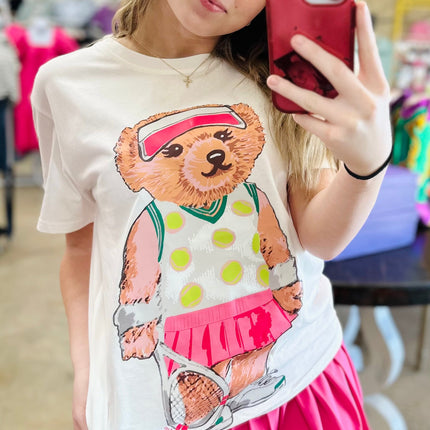 Tennis Teddy Tee
