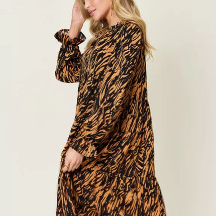 Caramel & Black Tiger Dress