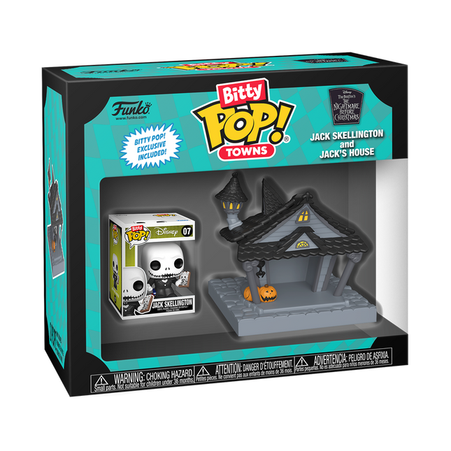 (PRE-ORDER) BITTY POP! TOWNS JACK SKELLINGTON AND JACK'S HOUSE