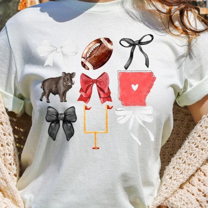 Arkansas Football Graphic Plus Tee