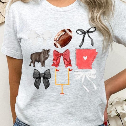 Arkansas Football Graphic Plus Tee