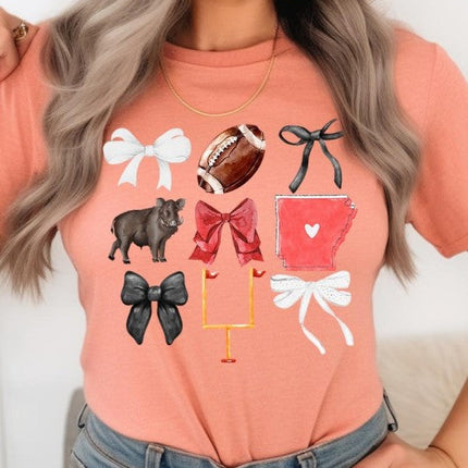 Arkansas Football Graphic Plus Tee