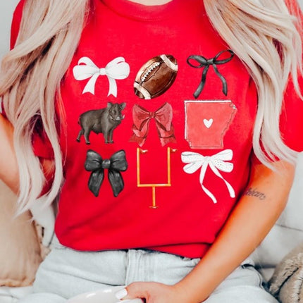 Arkansas Football Graphic Plus Tee