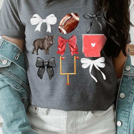 Arkansas Football Graphic Plus Tee