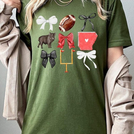 Arkansas Football Graphic Plus Tee